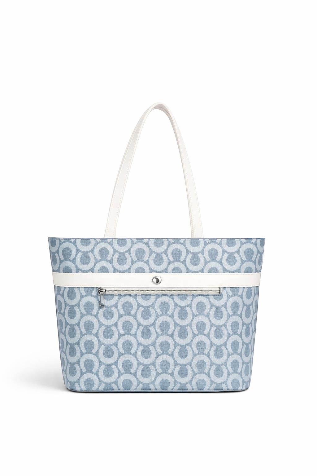 U.S. Polo Assn. Kadın Omuz Çanta Denim-Beyaz Us23202