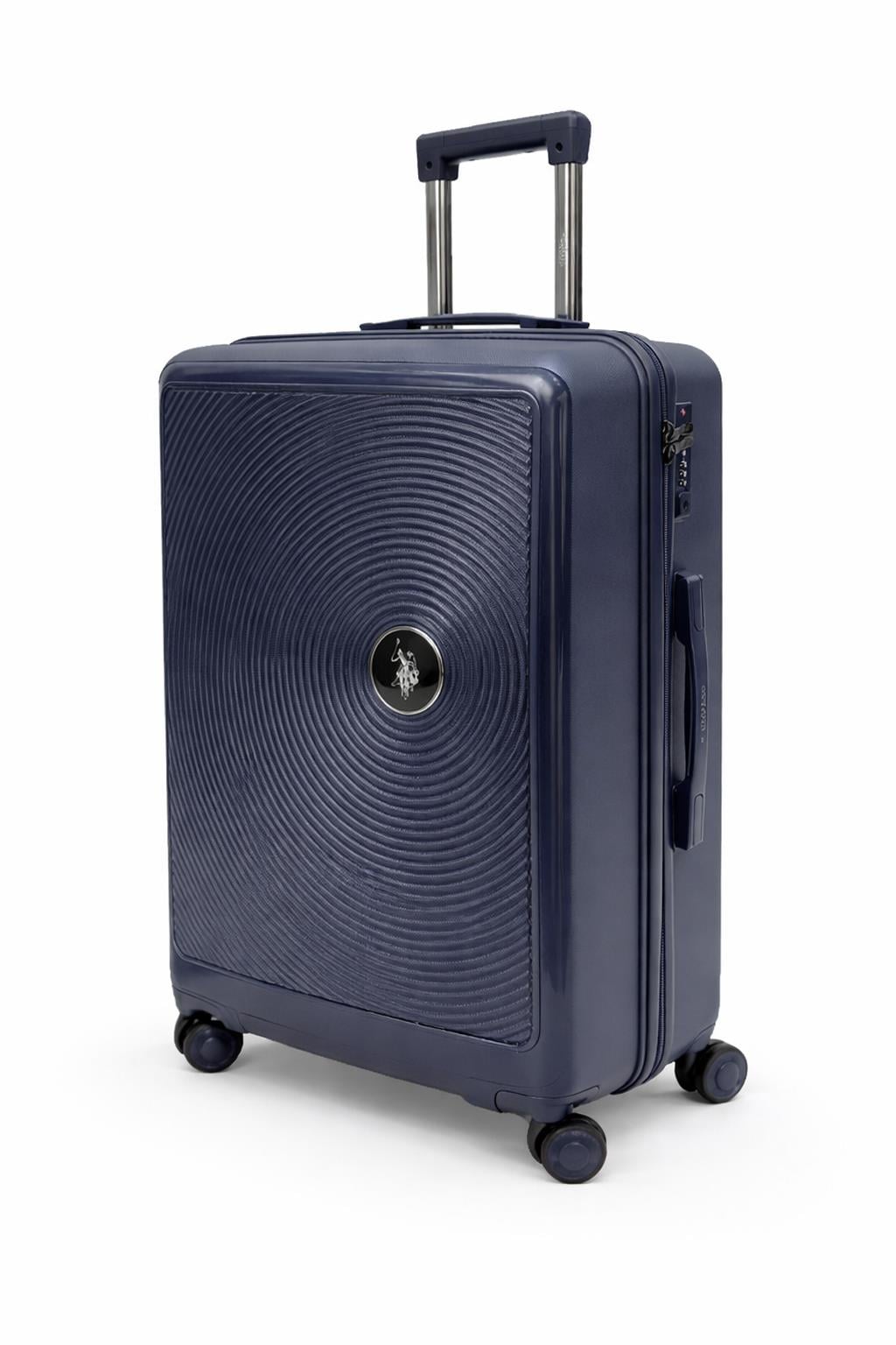 U.S. Polo Assn. Büyük Boy %100 Polipropilen Valiz Lacivert 26041