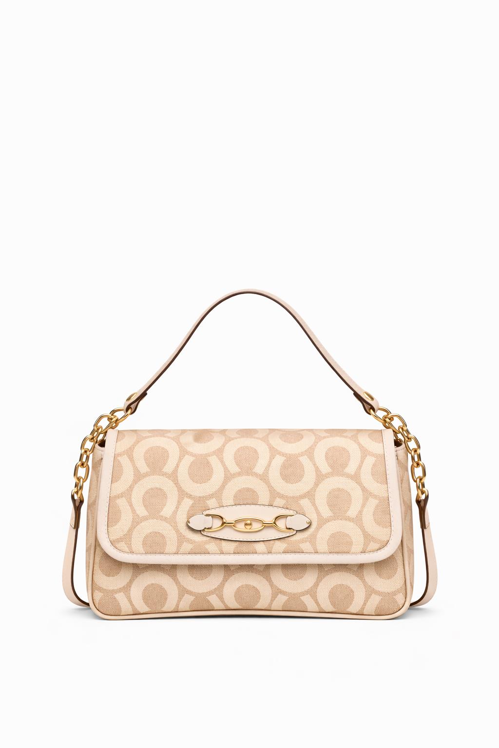 U.S. Polo Assn. Çapraz Askılı Kadın Çanta Bej Us24191