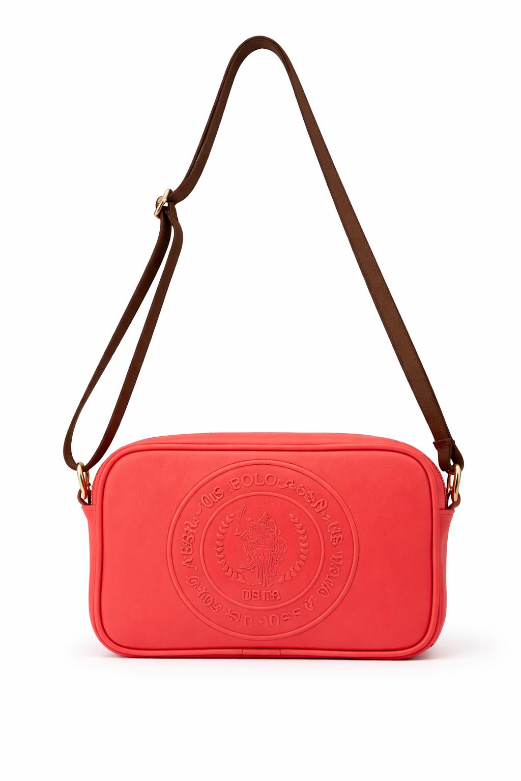 U.S. Polo Assn. Çapraz Askılı Kadın Çanta Kırmızı Us23691