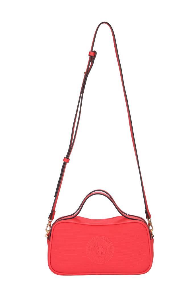 U.S. Polo Assn. Çapraz Askılı Kadın Çanta Kırmızı Us25270