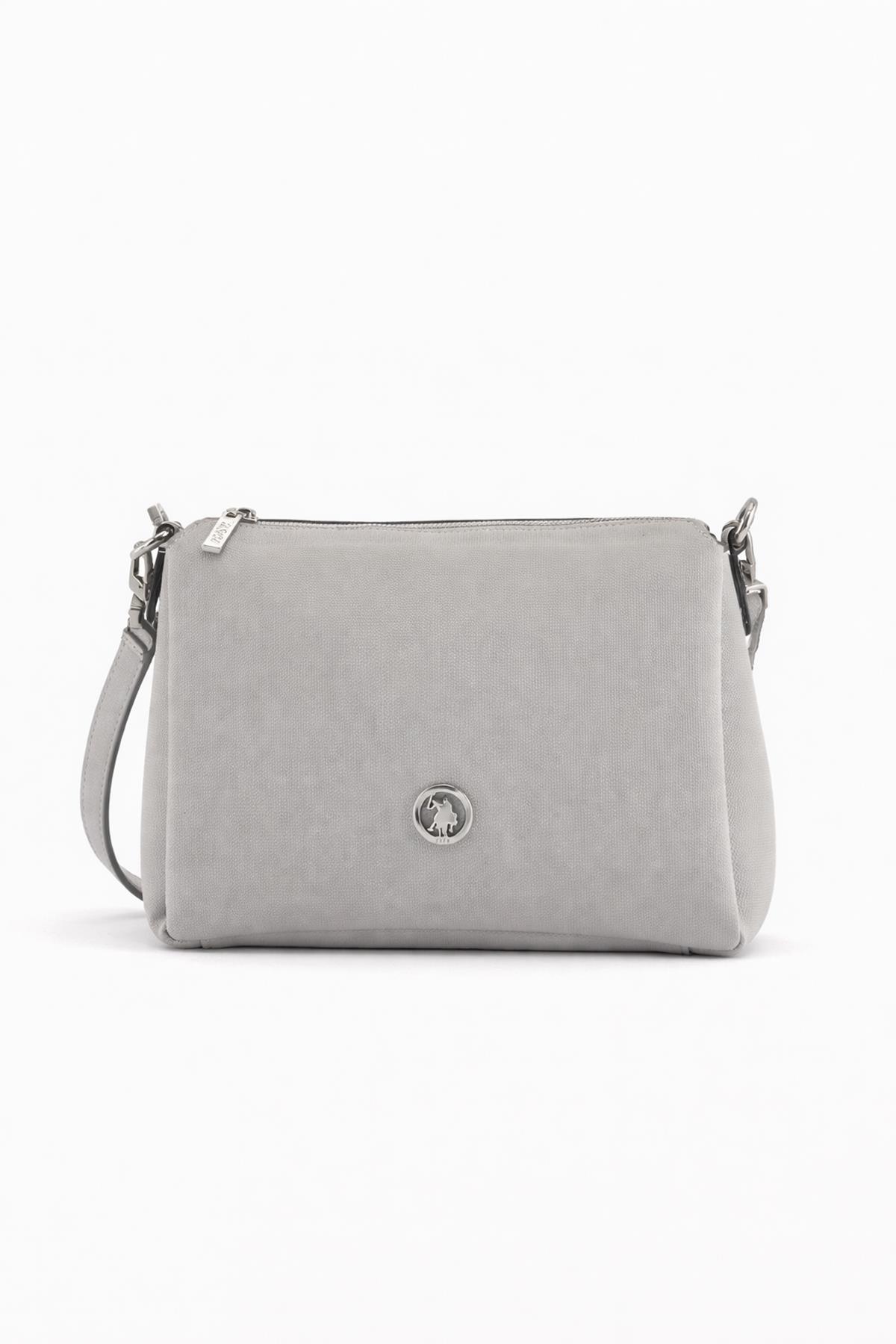 U.S. Polo Assn. Çapraz Askılı Kadın Çanta Açık Gri Us23261