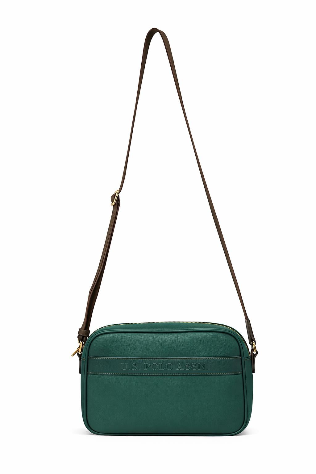 U.S. Polo Assn. Çapraz Askılı Kadın Çanta Petrol Us23710
