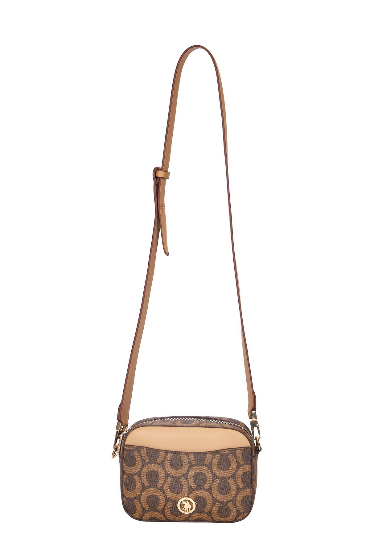 U.S. Polo Assn. Çapraz Askılı Kadın Çanta Kahve Us24198