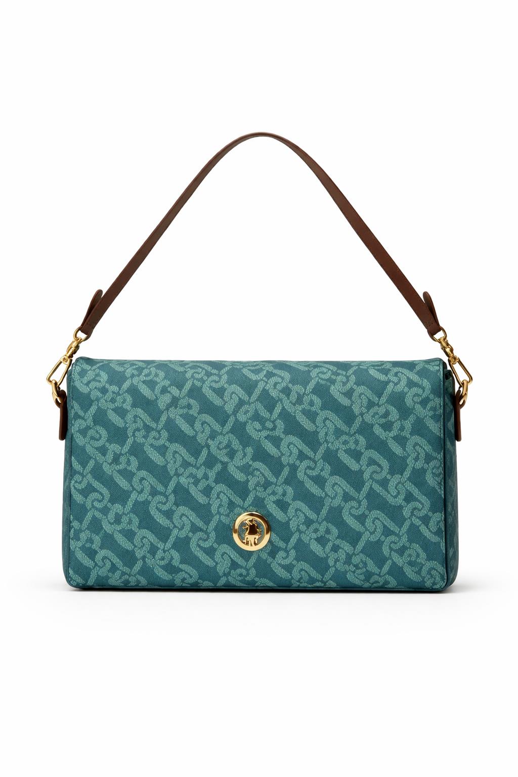 U.S. Polo Assn. Çapraz Askılı Kadın Çanta Petrol Us23527