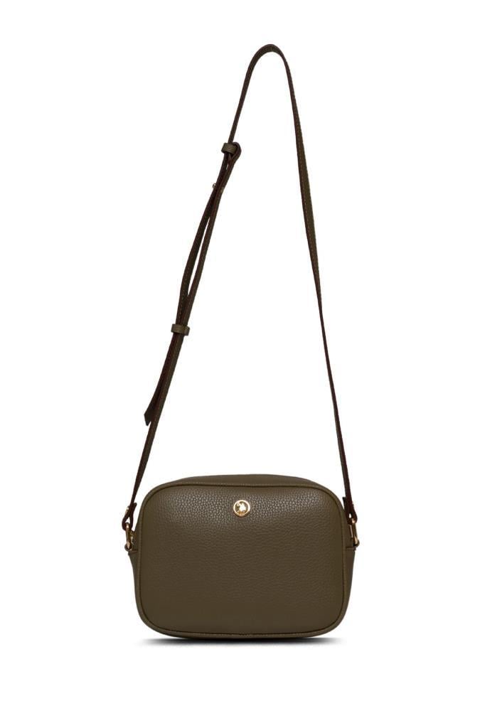 U.S. Polo Assn. Çapraz Askılı Kadın Çanta Haki Us25195