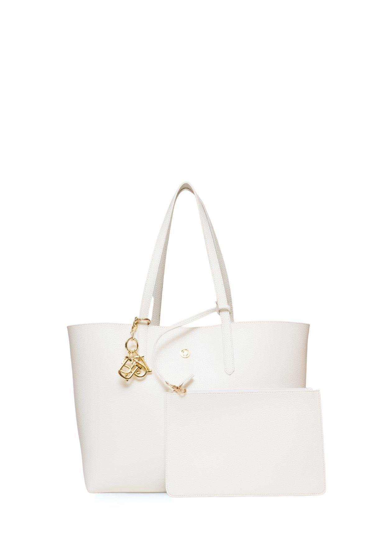 U.S. Polo Assn. Kadın Omuz Çanta Beyaz Us25197