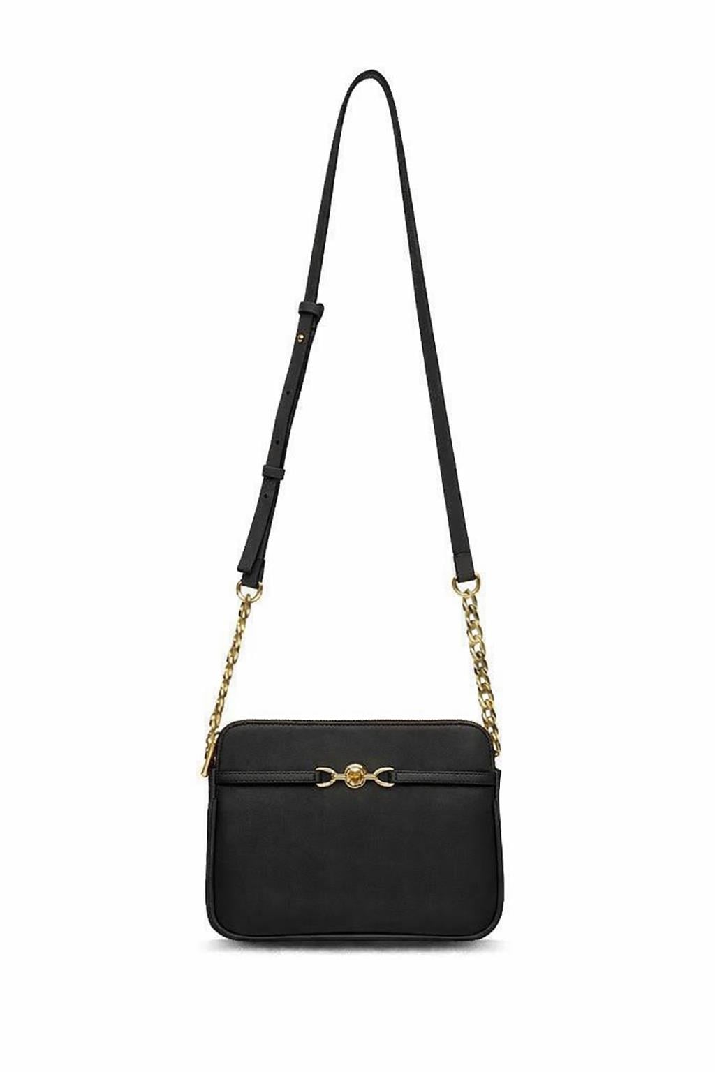 U.S. Polo Assn. Çapraz Askılı Kadın Çanta Siyah Us25239
