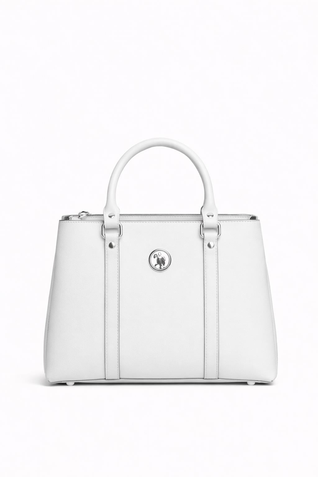 U.S. Polo Assn. Çapraz Askılı Kadın Çanta Beyaz Us24240