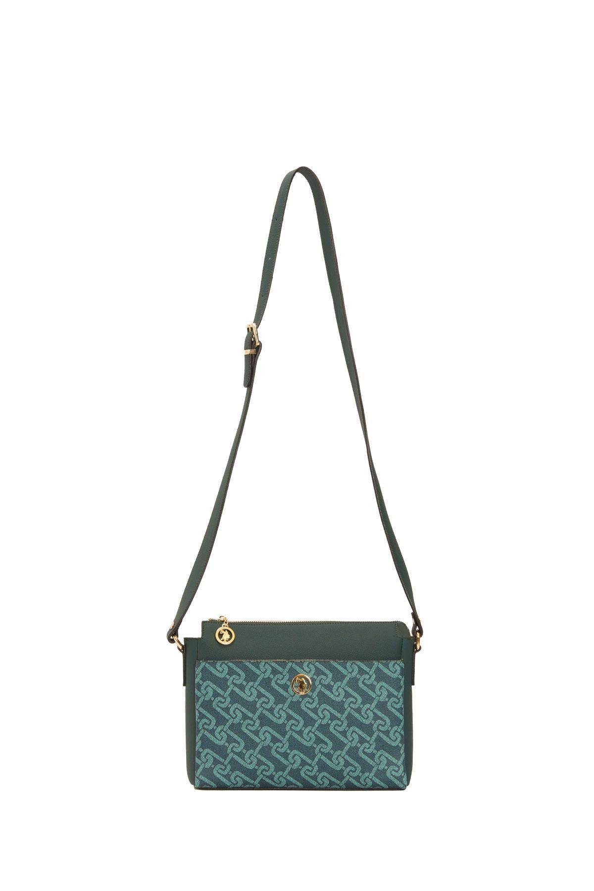 U.S. Polo Assn. Çapraz Askılı Kadın Çanta Petrol Us23515