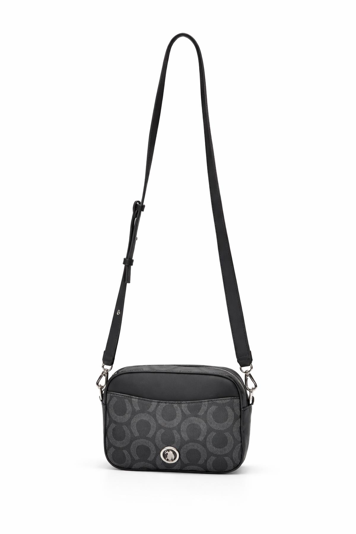 U.S. Polo Assn. Çapraz Askılı Kadın Çanta Siyah Us24198
