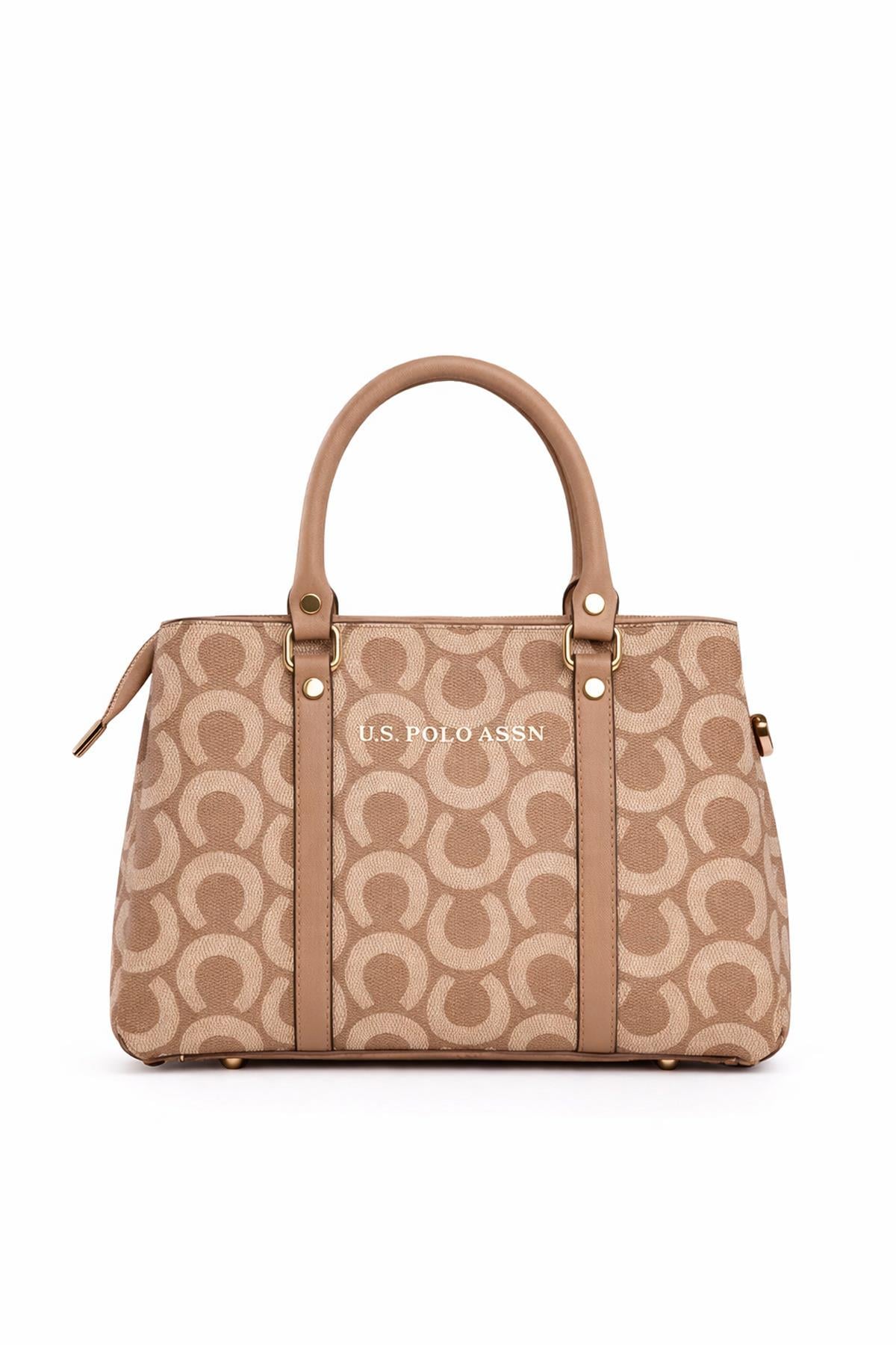 U.S. Polo Assn. Çapraz Askılı Kadın Çanta Bej Us24205