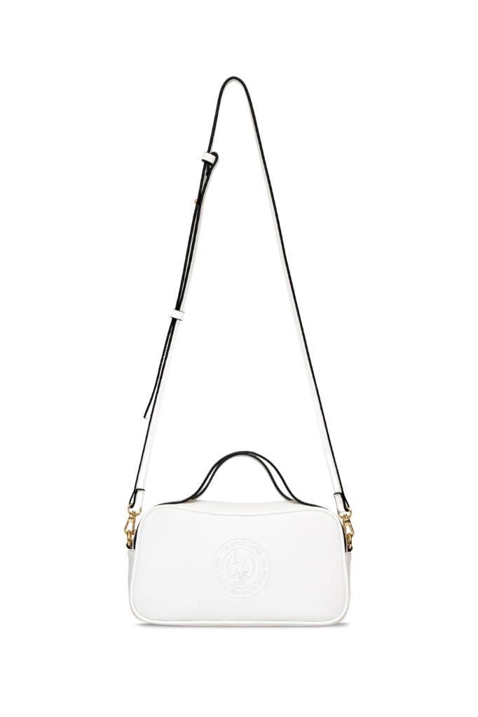 U.S. Polo Assn. Çapraz Askılı Kadın Çanta Beyaz Us25270