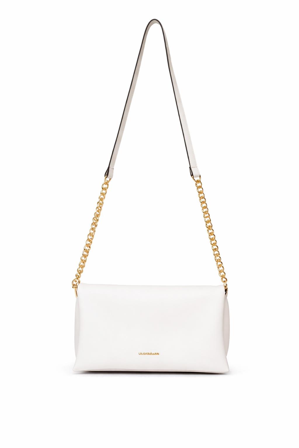 U.S. Polo Assn. Çapraz Askılı Kadın Çanta Beyaz Us25129