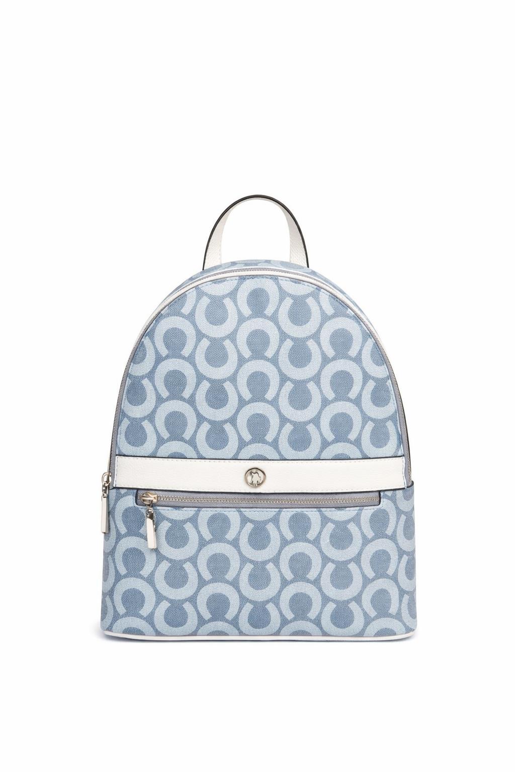 U.S. Polo Assn. Kadın Sırt Çanta Denim-Beyaz Us23199