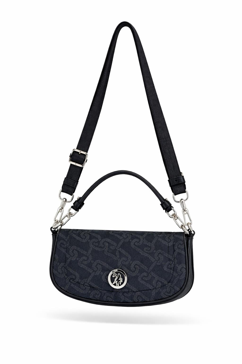 U.S. Polo Assn. Kadın Çapraz Askıl Çanta Siyah Us24115