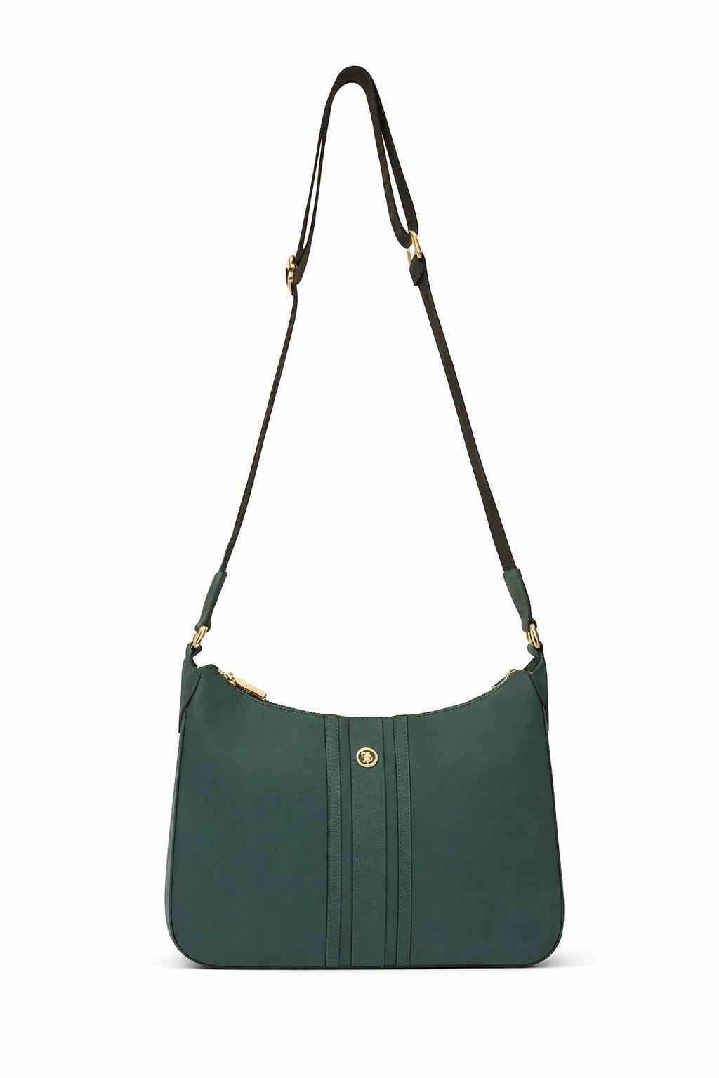 U.S. Polo Assn. Çapraz Askılı Kadın Çanta Petrol Us23661