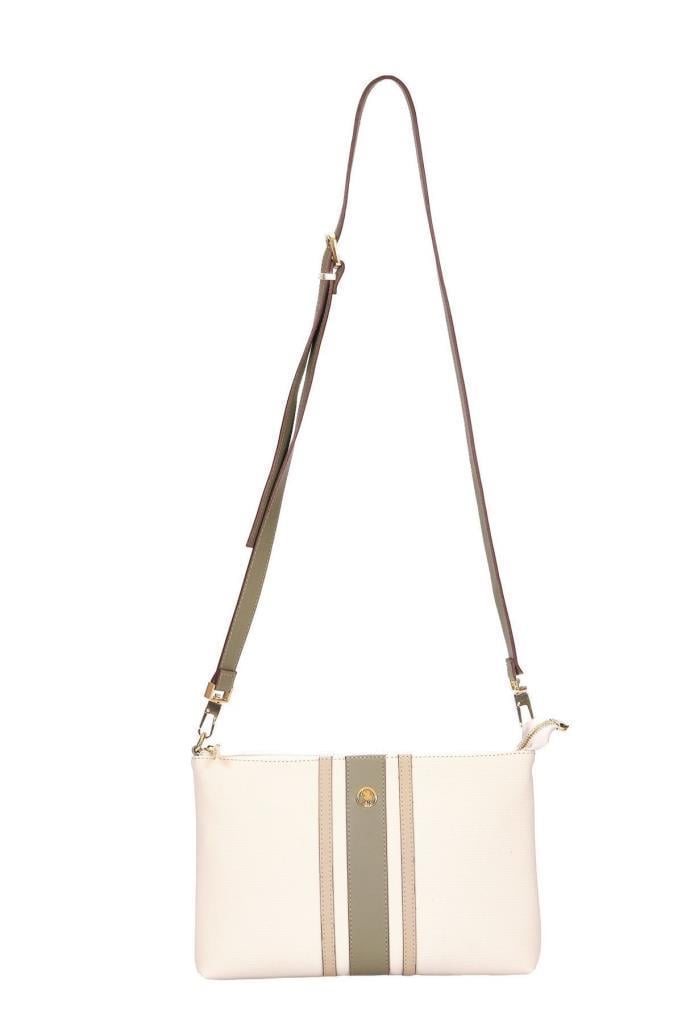 U.S. Polo Assn. Çapraz Askılı Kadın Çanta Taş-A.Haki Us24270