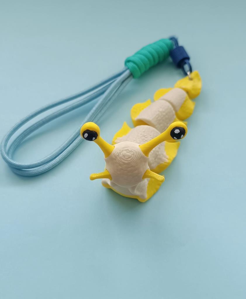 Anahtarlık Çanta Süsü Salyangoz Oynar Eklem Oyuncak Yılbaşı Doğum Günü Hediye 