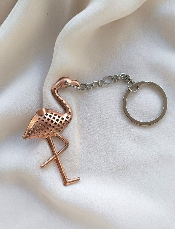 Anahtarlık Flamingo Kuş Araba Çanta Cüzdan Süsü Aksesuar   