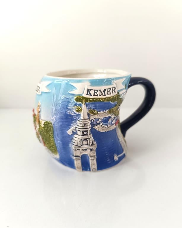 Bardak Kupa Seramik Bira Meşrubat Su Kahve Bardağı 350 ml 