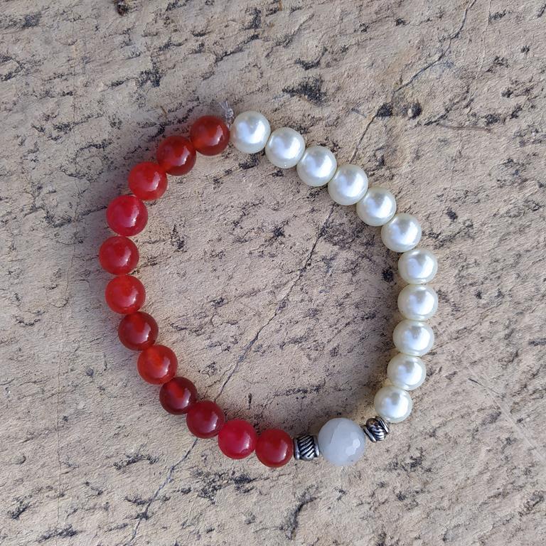 Bileklik Doğal Taş Çakra Elastik Sevgili Çift Bilekliği Unisex Bilezik 14222