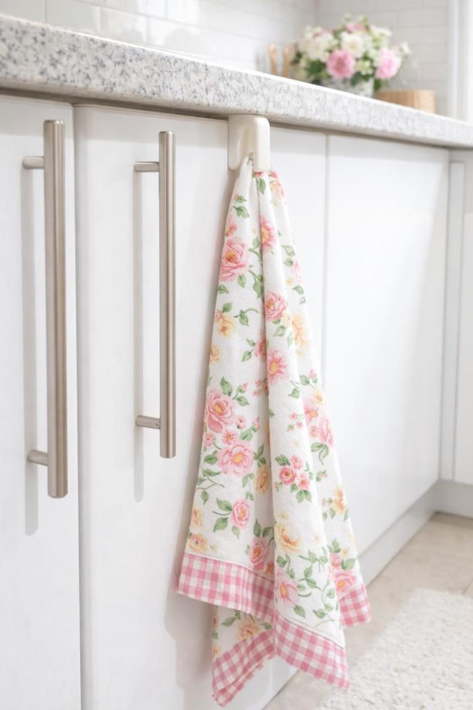 Bilyeli Dolap Askılığı-Delme Gerektirmeyen Kapak Arkası Askılığı-Havlu & Bez Askısı 