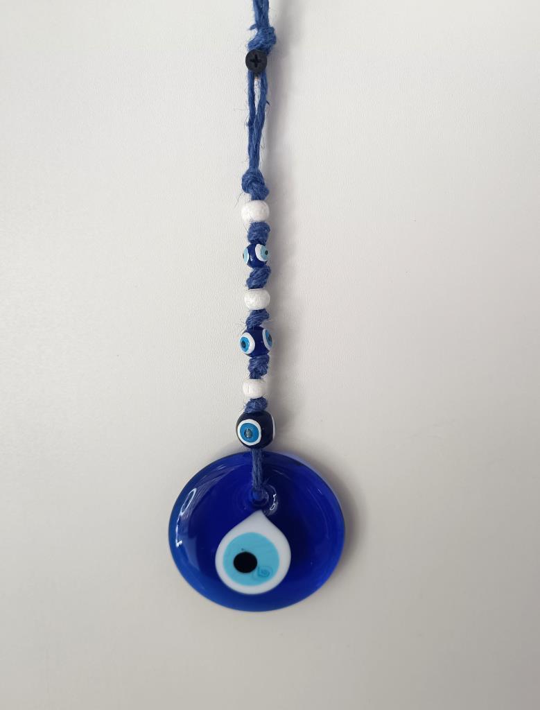 Cam Nazar Kötü Göz Kovucu Hand Made Ağaç Duvar Dekorasyonu Hasır Nazarlık Duvar Ağaç Ev Süsü