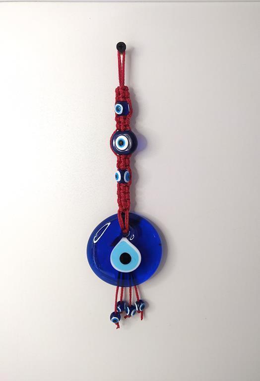 Cam Nazar Kötü Göz Kovucu Hand Made Ağaç Duvar Dekorasyonu Makrome Nazarlık Duvar Ağaç Ev Süsü