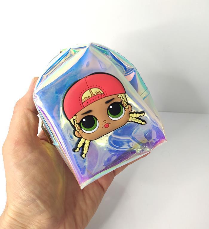 Cüzdan Parlak Hologram Bozuk Para Cüzdanı Makyaj Çantası Anahtarlık 13368