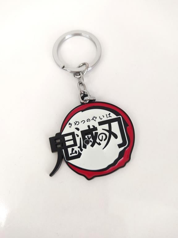 Demon Slayer Logo Metal Figür Anahtarlık