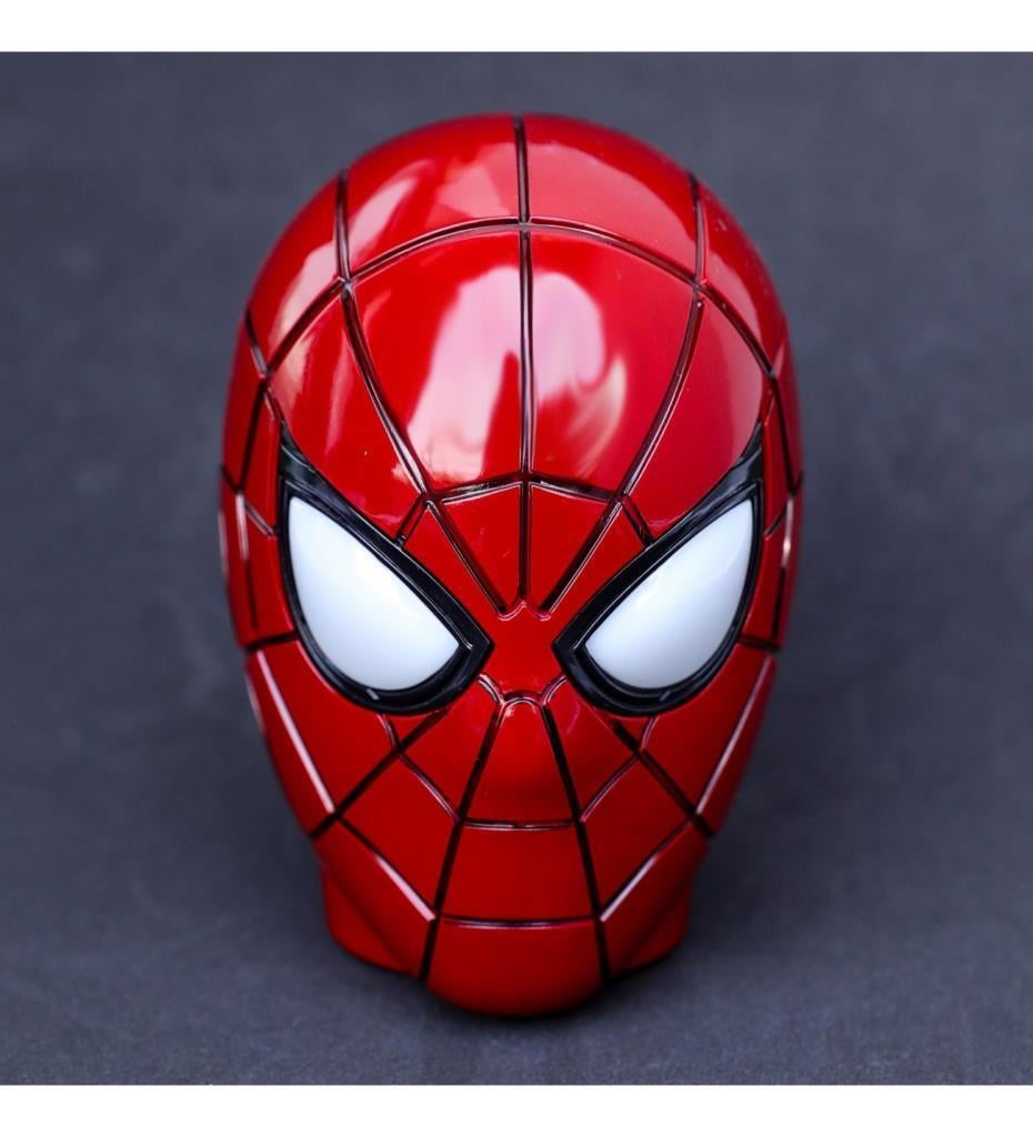 Spiderman Örümcek Adam Kablosuz Bluetooth Hoparlör Stereo Hoparlör LED Işık