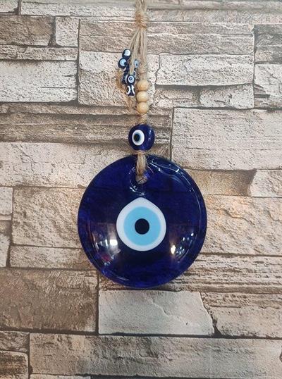 Cam Nazar Boncuğu Kötü Göz Kovucu Ağaç Duvar Dekorasyonu Nazarlık Duvar Ağaç Ev Süsü