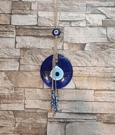 Duvar Süsü Cam Nazar Boncuğu Kötü Göz Kovucu Ağaç Balkon Teras Cafe Dekorasyonu Nazarlık  Ev Süsü 
