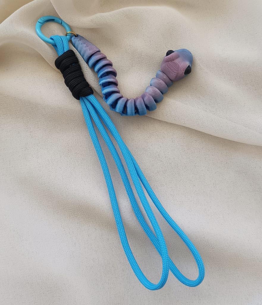 Anahtarlık Çanta Süsü 3D Yılan Snake Oynar Eklem Oyuncak Yılbaşı Doğum Günü Hediye 