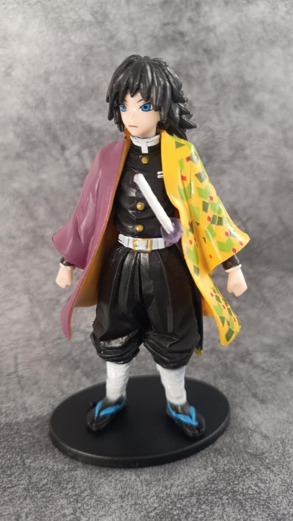 Anime Demon Slayer Kimetsu No Yaiba Giyu Tomioka 15 cm Karakter Figür Oyuncak Biblo 