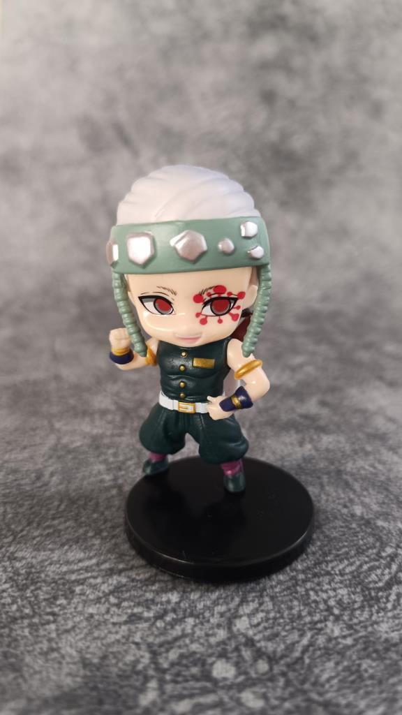 Anime Figür Demon Slayer Tengen Uzui 7 cm Karakter Figür Oyuncak Biblo 