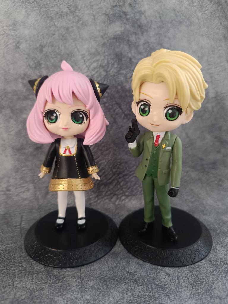 Anime Spy × Family Loid Forger & Anya Forger 2 li Set 15 cm Karakter Figür Oyuncak Biblo  