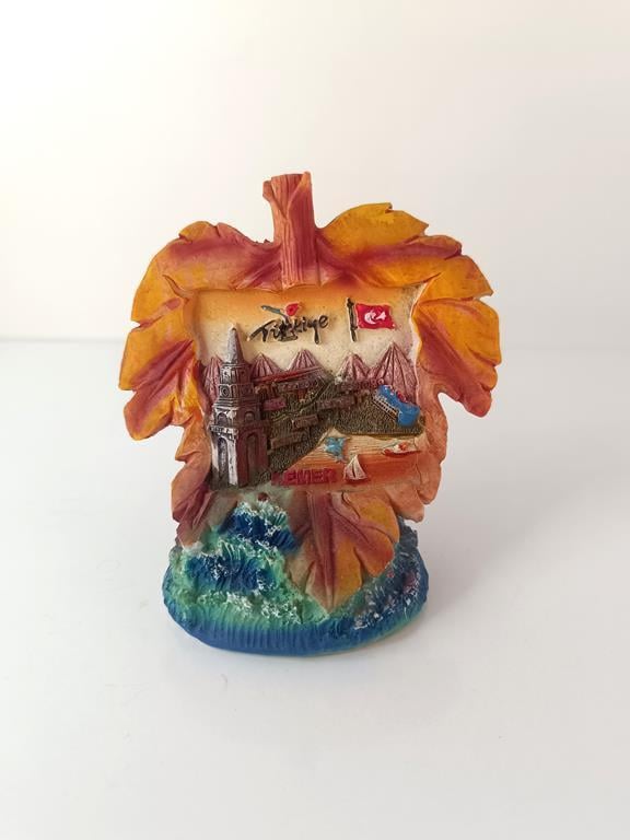 Biblo Yaprak Ev Dekoratif  Biblolar Seramik Salon Ofis Modern Biblolar