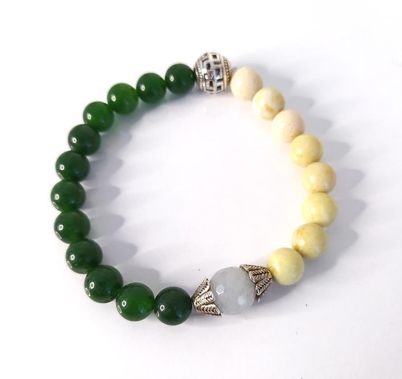 Bileklik Doğal Taş Çakra Elastik Aşk Sevgili Bileklik Unisex Yoga Enerji Bilezik 