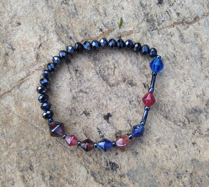 Bileklik Doğal Taş Çakra Elastik Sevgili Çift Bilekliği Unisex Bilezik 13972