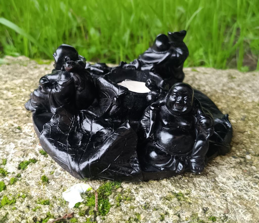 buda heykeli biblo reçine mumluk ışık led yoda Ev Ofis masa Dekor süs 