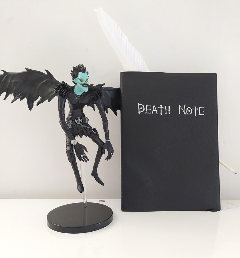 Death Note Ryuk Figür Ölüm Meleği Biblo & Death Note Ryuk Ölüm Figür Defter & Tüy Kalem