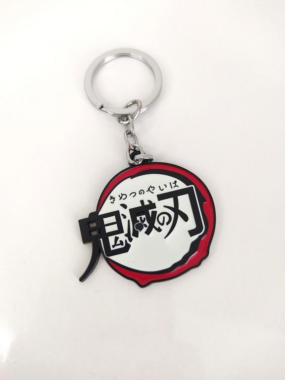 Demon Slayer Logo Metal Figür Anahtarlık