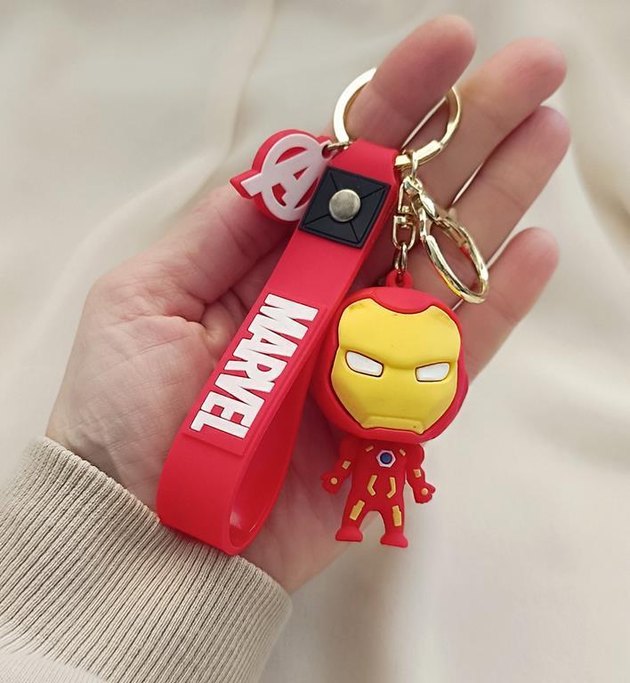Ironman 3D Demir Adam Silikon Anahtarlık Marvel