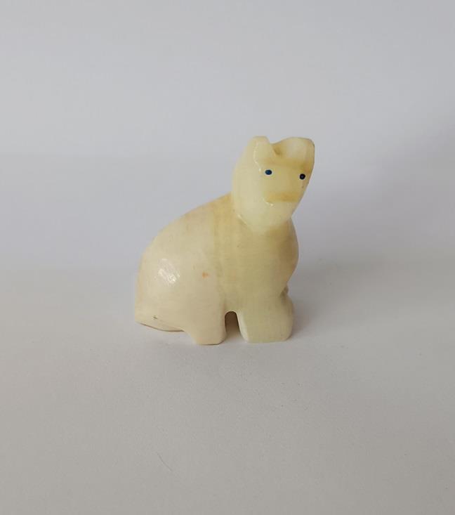 Kedi Oniks Taşı Biblo Mermer Onix Ev Ofis Dekor Masa Süsü 