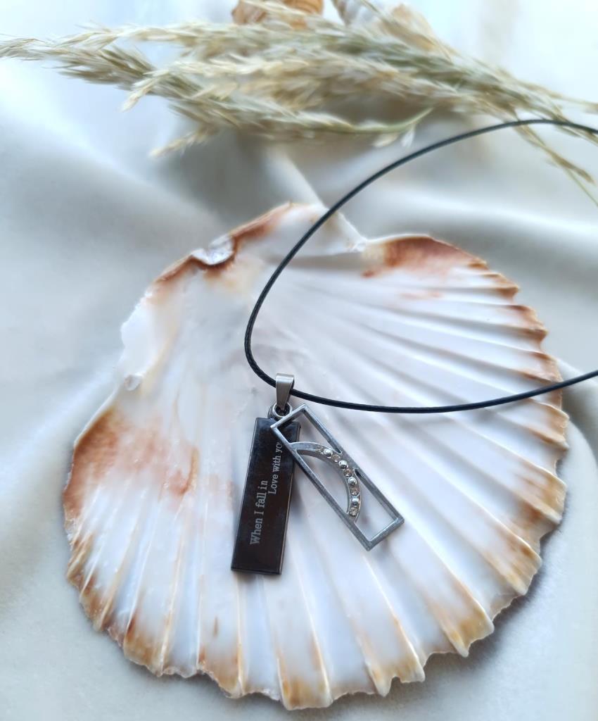 Kolye Gerdanlık Sevgili Aşk When I Fall in Love With You Kadın genç kız takı aksesuar hediye 