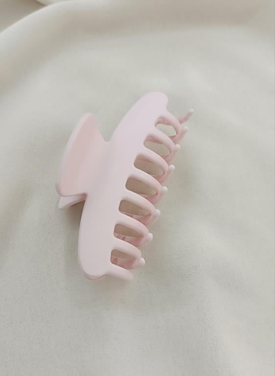 Mandal Toka Saç Aksesuarı 9 cm İthal Ürün Saç Tokası Renk Açık Pembe