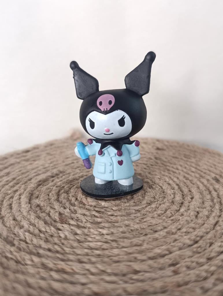 Mini Figür Sanrio Kuromi Karakter Figür Oyuncak 15529