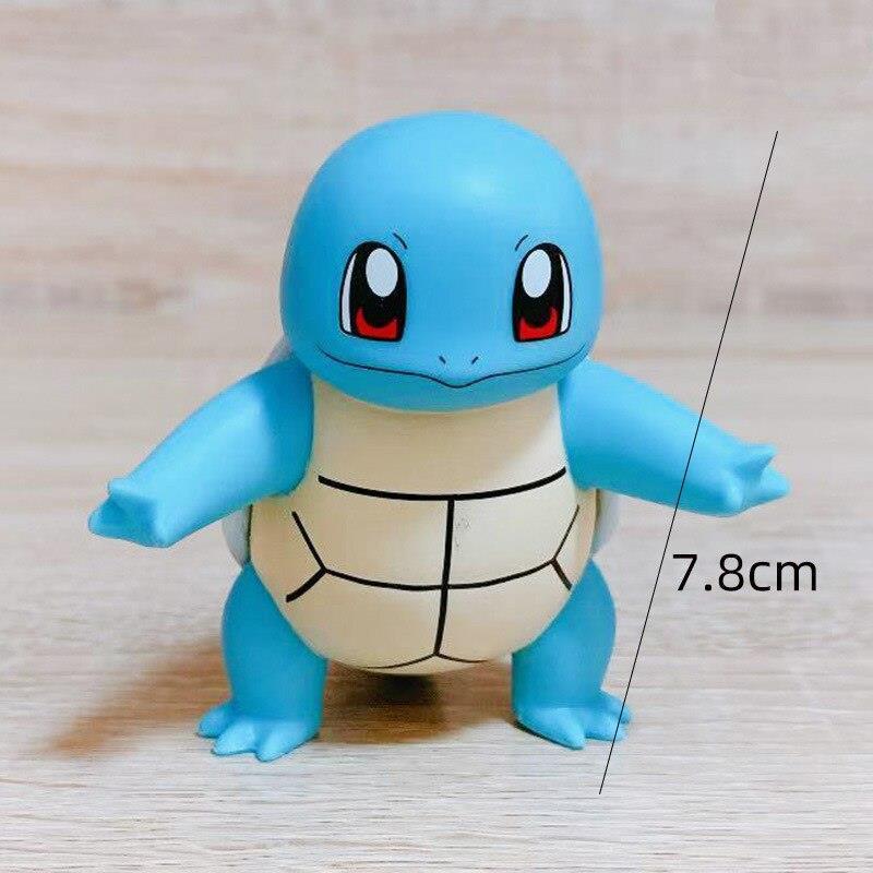 Pokemon Squirtle 6 cm Karakter Figür Oyuncak Biblo 
